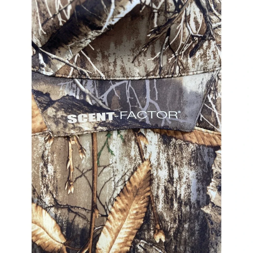 Realtree Jacket‎ Mens 3XL Edge Camo Scent-Factor Hunting Outdoor Tactical Vented